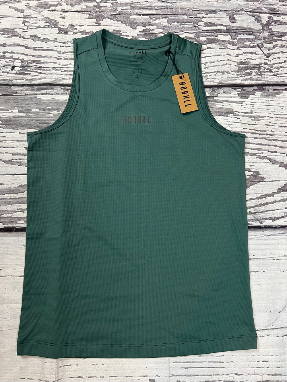 NO BULL - MEN’S  TECH TANK - COLOR: BALSAM - NWT - SIZE SMALL